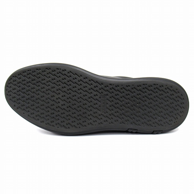 【中古】美品 エルメス HERMES "Happy" ハッピー スニーカー シューズ 靴 ローカット レザー サイズ38 24.5cm ◆８