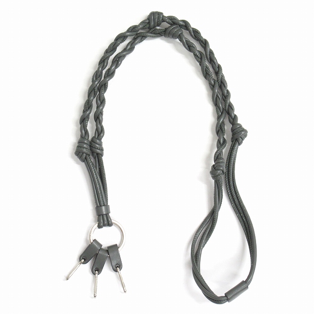 中古】美品 ジルサンダー JIL SANDER レザー タングル ネック