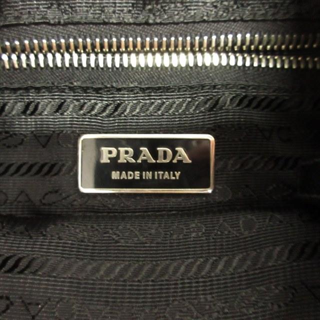 中古】プラダ PRADA トライアングルロゴ キルティング ショルダー