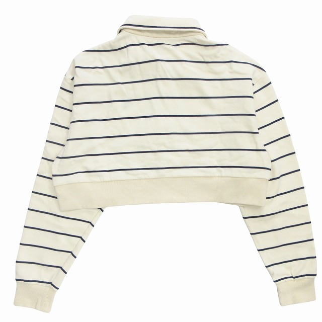 中古】24AW ミュウミュウ miumiu コットン クロップド トレーナー