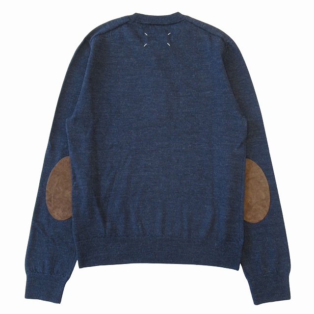 【中古】未使用品 25AW メゾンマルジェラ 1 10 Maison Margiela 1 10 エルボーパッチ ウール セーター ニット サイズL 中古】未使用品 25AW メゾンマルジェラ 1 10 Maison Margiela 1 10