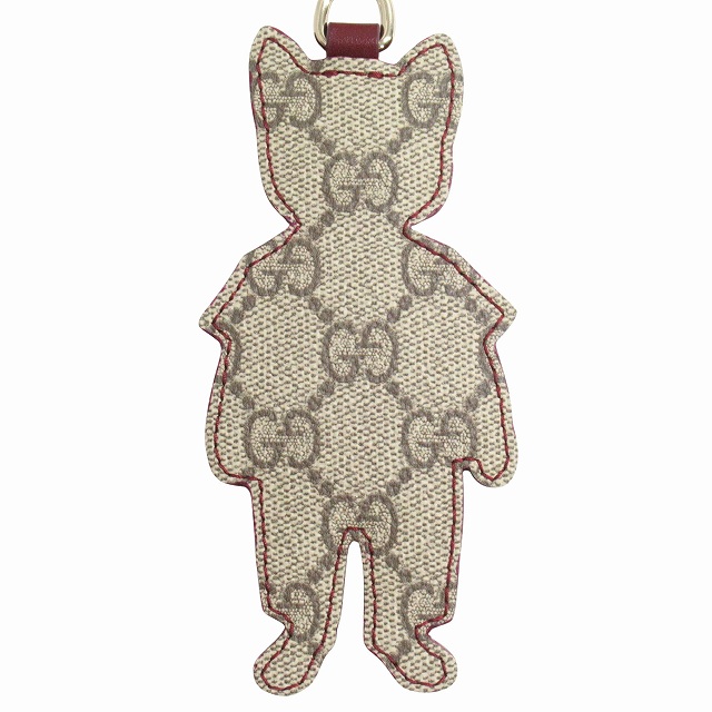 【中古】極美品 グッチ GUCCI × ヒグチユウコ "BORIS" ボリス バッグ チャーム キーリング キーホルダー ◆９