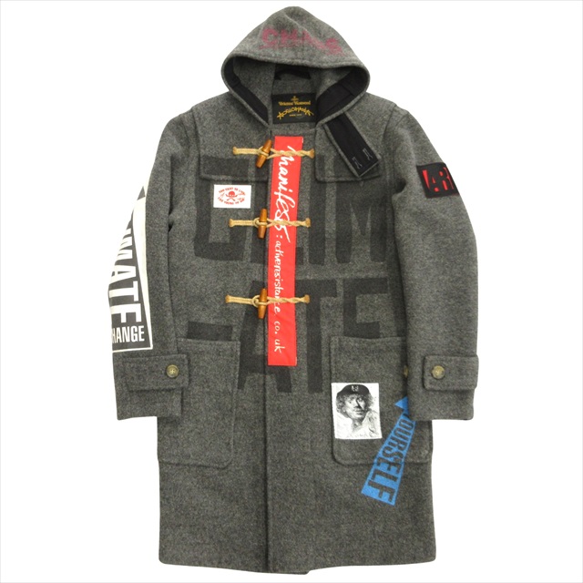 【中古】美品 ヴィヴィアンウエストウッド アングロマニア×グローバーオール Vivienne Westwood × Gloverall コート