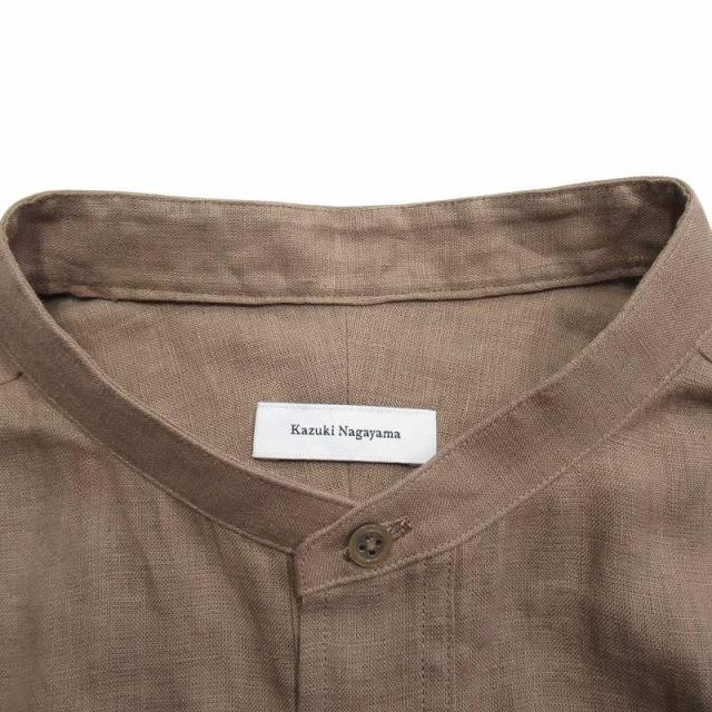 中古】未使用品 22ss カズキナガヤマ Kazuki Nagayama バンドカラー
