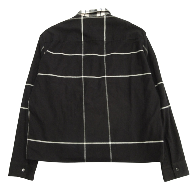 【中古】19aw ハイダーアッカーマン Haider Ackermann チェック レイヤード フランネル シャツ ジャケット ブルゾン 中古】19aw ハイダーアッカーマン Haider Ackermann チェック