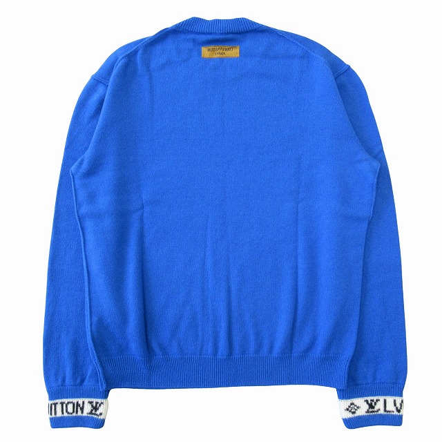 【中古】極美品 21AW ルイヴィトン LOUIS VUITTON LVカフス カシミヤ ニット セーター カットソー 長袖 サイズL 中古】極美品 21AW ルイヴィトン LOUIS VUITTON LVカフス カシミヤ