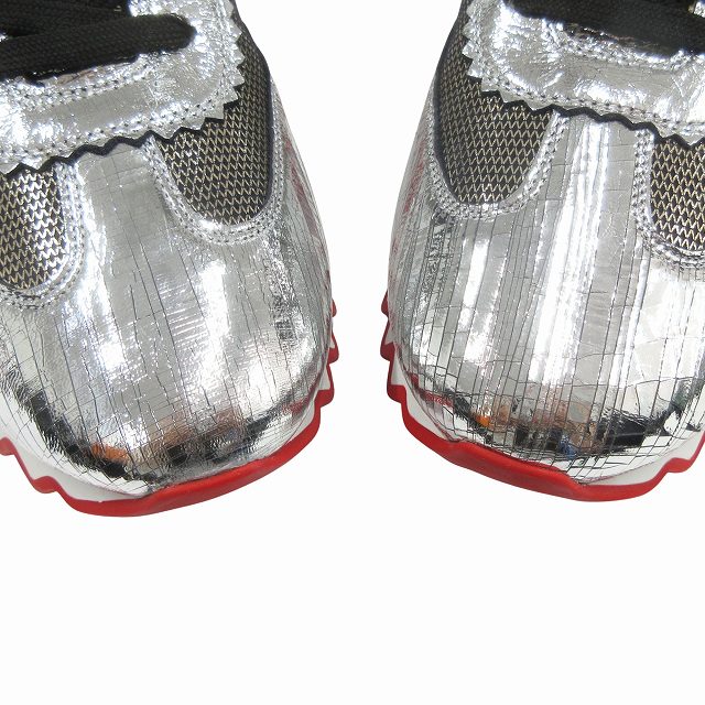 【中古】美品 クリスチャンルブタン Christian louboutin "Loubishark" ルビシャーク スニーカー シューズ クラック