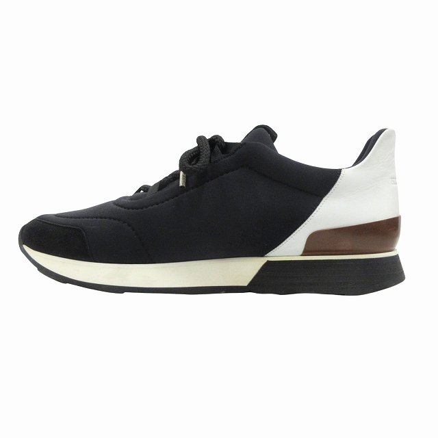 【中古】美品 エルメス HERMES "Miles" マイルス スニーカー シューズ 靴 トワル・テクニック サイズ43 （28cm）