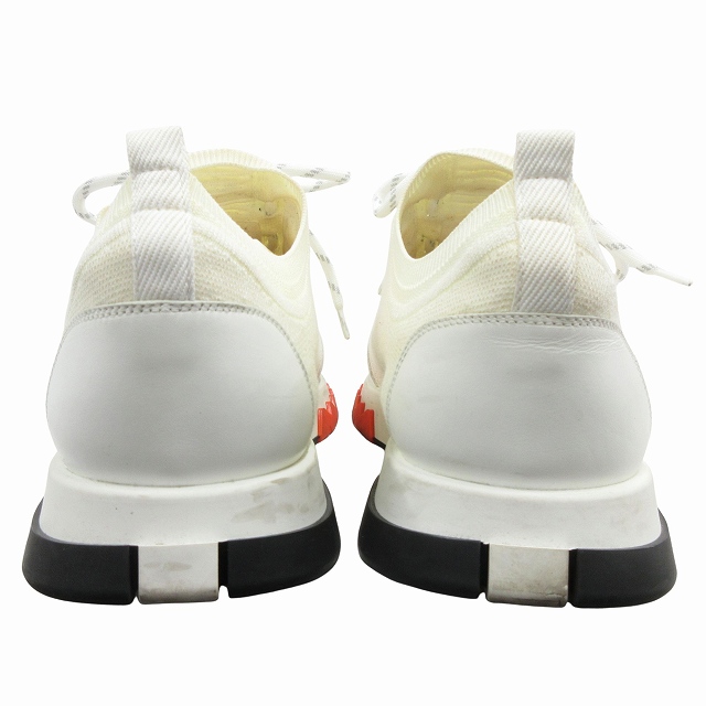 【中古】21SS エルメス HERMES "Addict" アディクト ニット スニーカー シューズ 靴 ローカット サイズ43 28cm