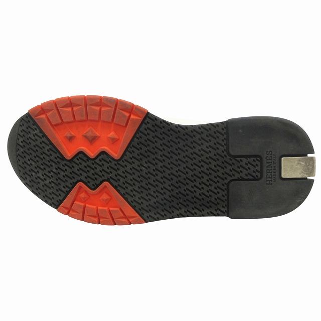 【中古】21SS エルメス HERMES "Addict" アディクト ニット スニーカー シューズ 靴 ローカット サイズ43 28cm