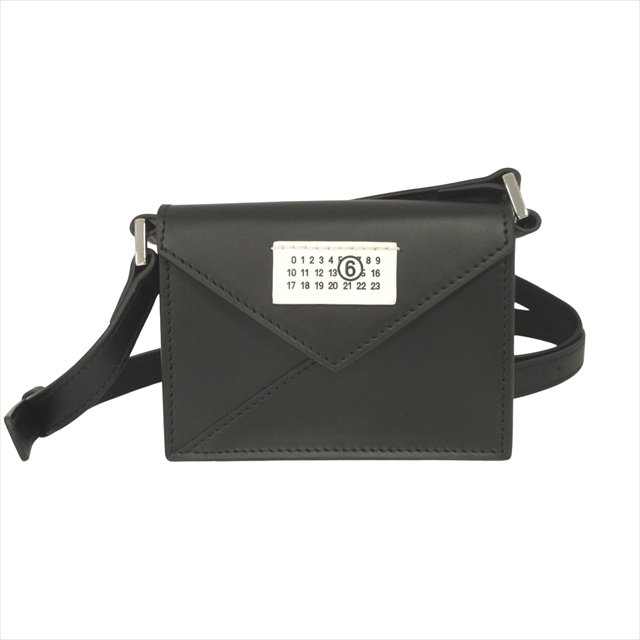 【中古】エムエムシックス メゾンマルジェラ MM6 Maison Margiela ジャパニーズ ミニ クロスボディ バッグ 鞄 ポーチ