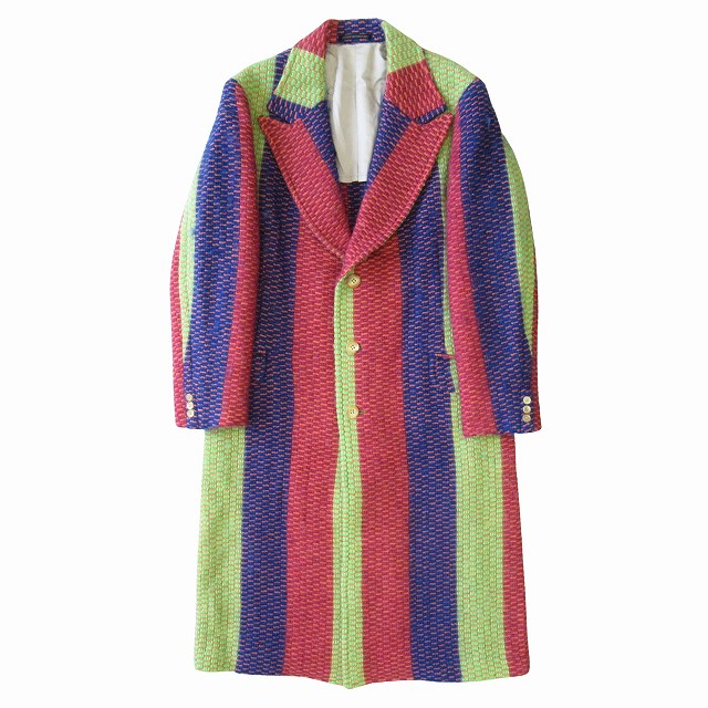 【中古】美品 94AW ヨウジヤマモトプールオム YOHJI YAMAMOTO POUR HOMME マリオネット期 ウール ロング コート L