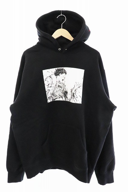 トップスM Supreme Akira Arm Hooded Sweatshirt 黒