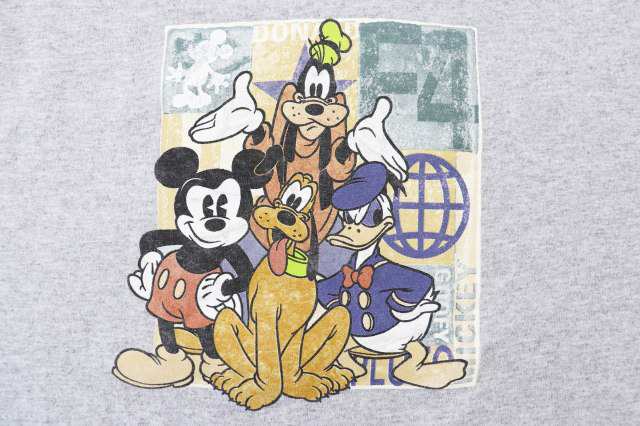 中古 ヴィンテージ Vintage 90s Official Disney 公式 ディズニー キャラクター 半袖 Tシャツ Usa製 グレー 0703の通販はau Pay マーケット ブランド古着のベクトル