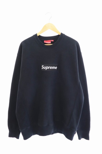 box logo crewneck sweatshirt supreme