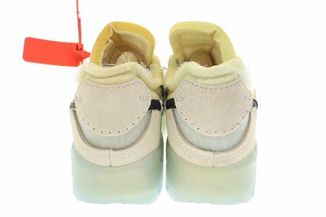 【中古】ナイキ ×オフホワイト THE TEN AIR MAX 90 ザ テン エア マックス26.5アイボリー ホワイト☆AA★●▲■250605 中古】ナイキ ×オフホワイト THE TEN AIR MAX 90 ザ テン エア