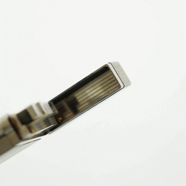【中古】エステーデュポン S.T.DUPONT LINE2 ライン2 ヘアライン ローラー式 ライター シルバー ●▲ 250430