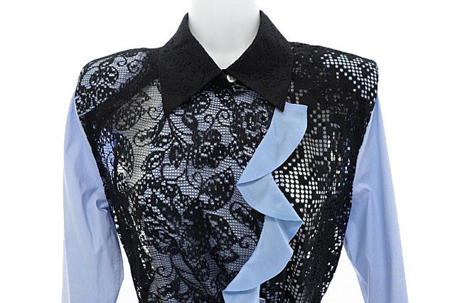 中古 トーガ プルラ Toga Pulla aw Lace Mix Dress レース ミックス ドレス ワンピース 36 青 黒 28 103の通販はau Pay マーケット ブランド古着のベクトル