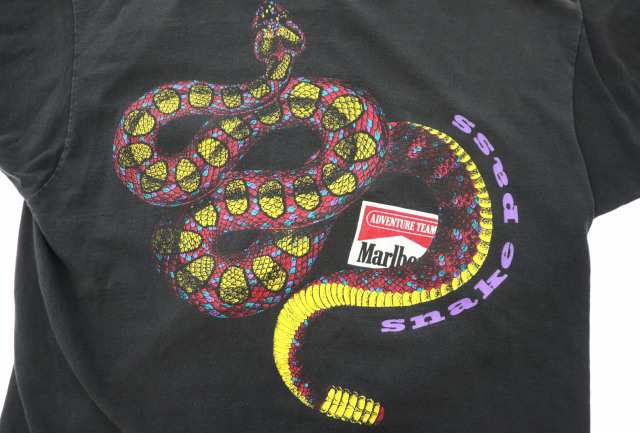 90s Marlboro Snake Passマルボロ スネークパス Tシャツ-