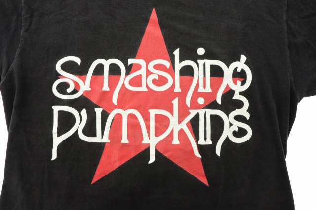 【中古】ヴィンテージ VINTAGE 90s smashing pumpkins スマッシング パンプキンズ Just Say Maybe Star  Logo Tシャツ｜au PAY マーケット