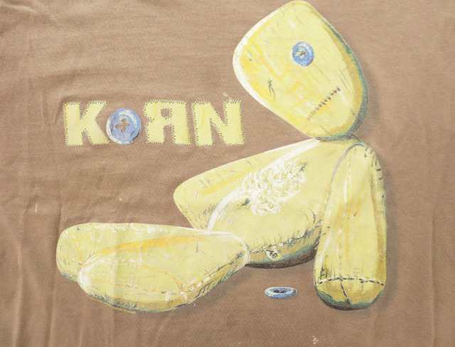 VINTAGE ヴィンテージ 90s 1999 Korn Issues Giant Body コーン イシューズ ジャイアント ボディ ヴィンテージ 半袖Tシャツ カットソー ブラウン