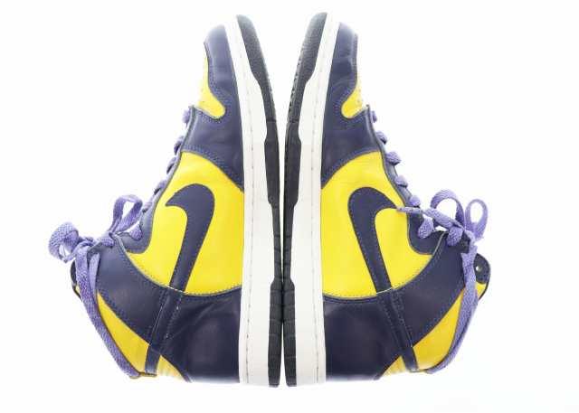 中古】ナイキ NIKE 98年製 DUNK HIGH LE Michigan ダンク ハイ ...