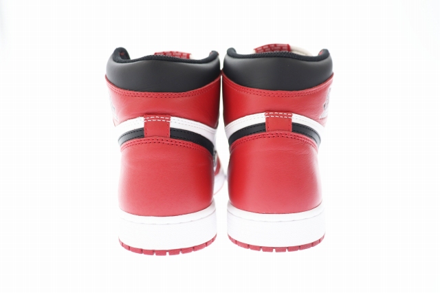 【中古】ナイキ NIKE AIR JORDAN 1 RETRO HIGH CHICAGO 2015 シカゴ 555088-101 27 白 赤 黒 ▲■ 221016/107_4