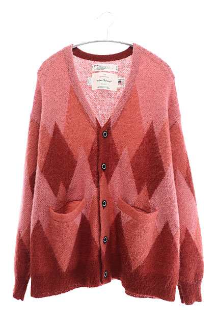 中古】DAIRIKU ダイリク 22AW Argyle Mohair Knit Cardigan アーガイル