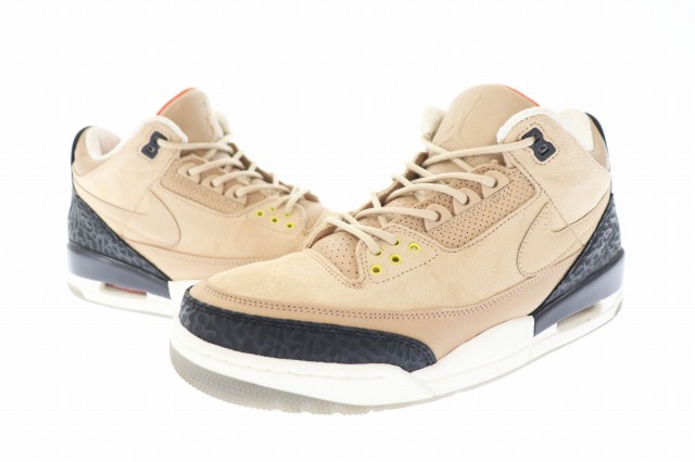 中古】ナイキ NIKE AIR JORDAN 3 RETRO JTH BIO BEIGE エア ジョーダン