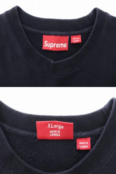 【中古】シュプリーム SUPREME 初期 2004AW Box Logo Crewneck ボックス ロゴ クルーネック スウェット XL  ネイビー｜au PAY マーケット