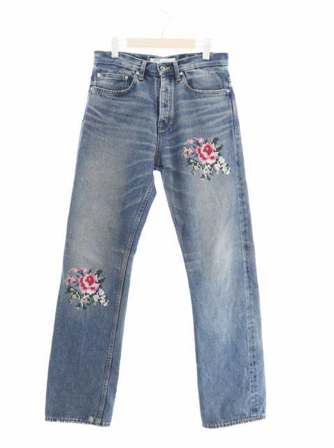 DAIRIKU Flower Slim Denim 21aw | nate-hospital.com