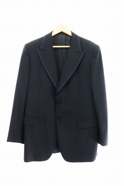 中古】プラダ PRADA 2BUTTON TAILORED JACKET ラペル切替 2B ...