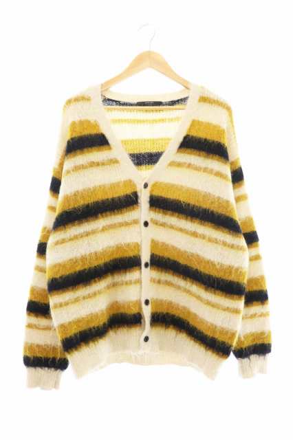 北川景子UNUSED 5G border knit cardigan 2size Ssj1Q-m63793786124