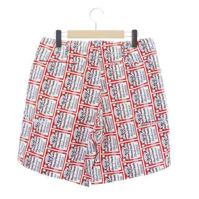 【中古】Wasted Youth ウェイステッド ユース × Budweiser バドワイザー 22SS WY x BW PRINT SHORTS  ショーツ S｜au PAY マーケット