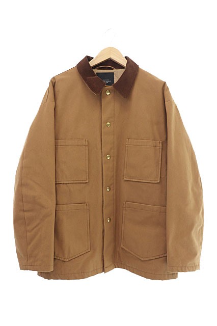 中古】アンユーズド UNUSED 17AW カバーオール ダック ジャケット 中綿