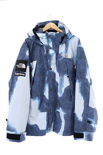 中古】シュプリーム SUPREME ×THE NORTH FACE 21AW Bleached Denim