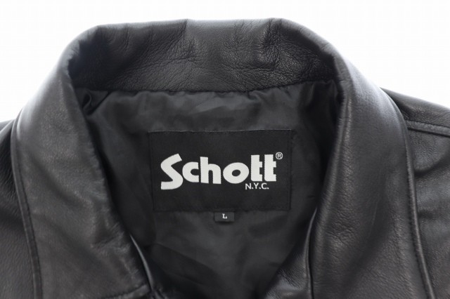 SCHOTT　 ショット　ルーズフィットレザージャケット 3121029 M