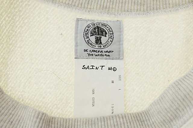 中古】SAINT MICHAEL セントマイケル 22SS COLLEGE SWEAT SHIRT