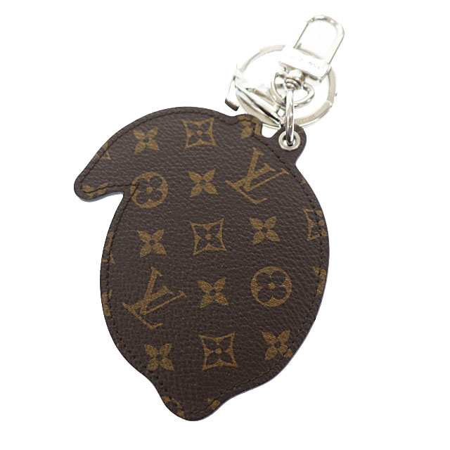 中古】ルイヴィトン LOUIS VUITTON ポルトクレ LV レモン モノグラム