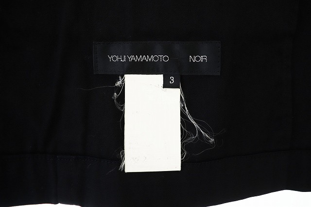 中古】ヨウジヤマモト YOHJI YAMAMOTO noir ARCHIVE 90s~00s 2枚襟