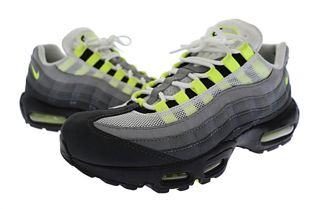 中古】ナイキ NIKE AIR MAX 95 OG NEON YELLOW 2020 エアマックス