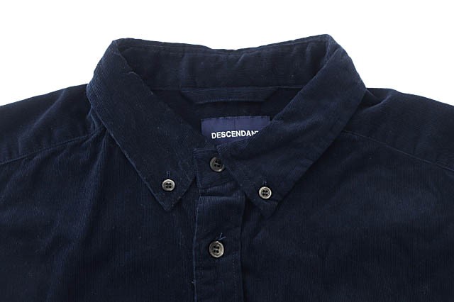 新品 DESCENDANT kennedys corduroy shirts