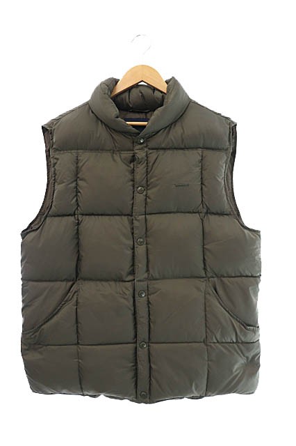 中古】ディセンダント DESCENDANT 22AW ACRE PADDING VEST ロゴ