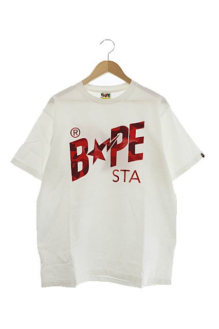 A BATHING APE エイプ L 半袖カモシャツ | capacitasalud.com