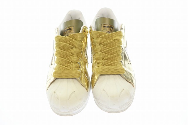 中古】アベイシングエイプ A BATHING APE SKULL STA GOLD スカルスタ