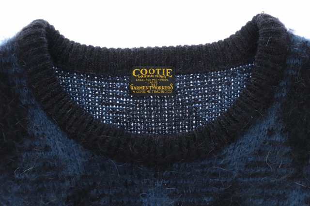 中古】クーティー COOTIE ARGYLE MOHAIR SWEATER アーガイル モヘヤ 混