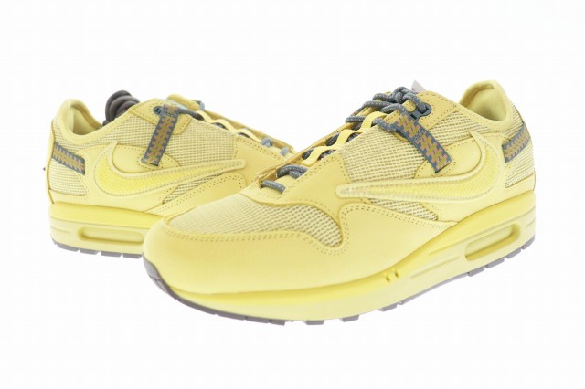 中古】ナイキ NIKE ×Travis Scott Cactus Jack AIR MAX 1 Saturn Gold