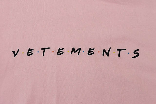 中古】ヴェトモン ベトモン VETEMENTS 21SS Friendly Logo Tee ロゴ