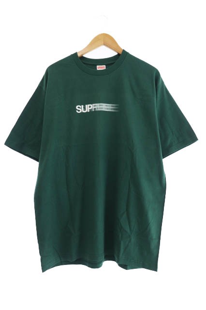 Supreme シュプリーム モーションロゴ Tシャツ 緑 dark green