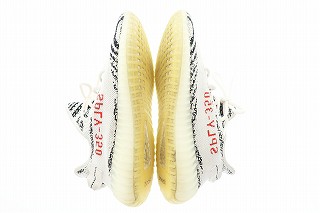 【中古】アディダス adidas YEEZY BOOST 350 V2 ZEBRA イージー ブースト ゼブラ スニーカー CP9654 27 白 黒  ｜au PAY マーケット